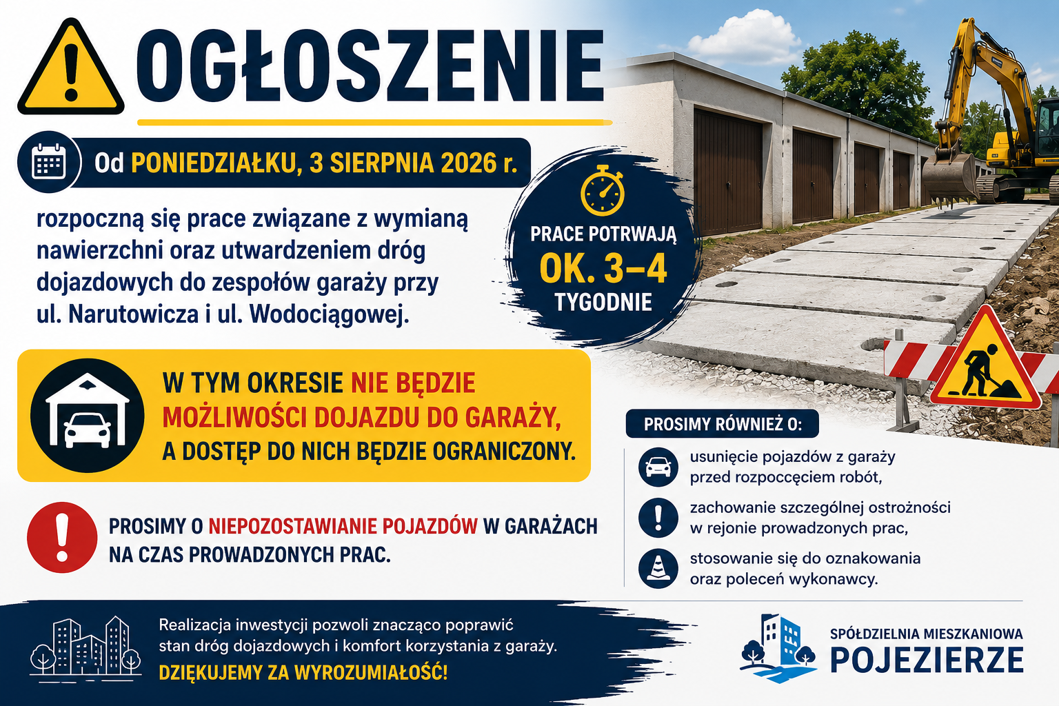 Utwardzanie terenów garaże